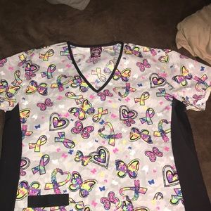 Colorful Divine Scrub Top!